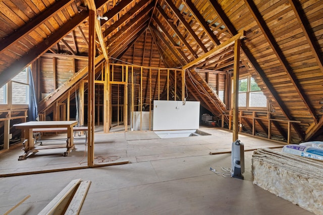 406 Madison Ave, Eatonton, GA 31024 - unfinished attic featuring plenty of natural light
