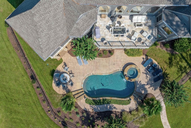 bird's eye view