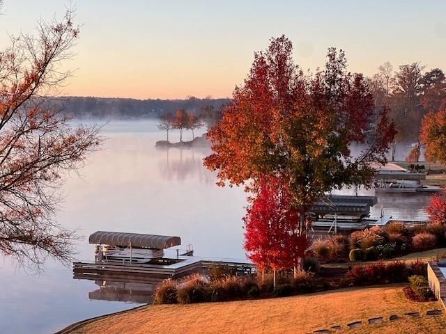 112-UNIT309 Indian Summer Path, Eatonton, GA 31024 - water view with a dock