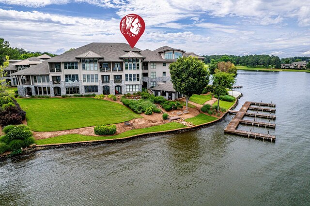 112-UNIT309 Indian Summer Path, Eatonton, GA 31024 - view from above of property featuring a nearby body of water