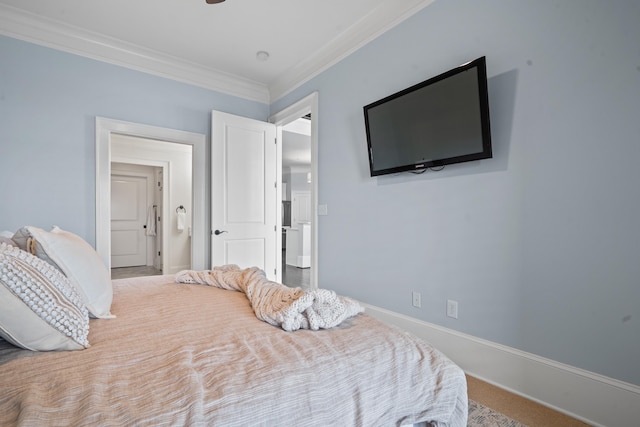 112-UNIT309 Indian Summer Path, Eatonton, GA 31024 - bedroom with crown molding, carpet, and baseboards