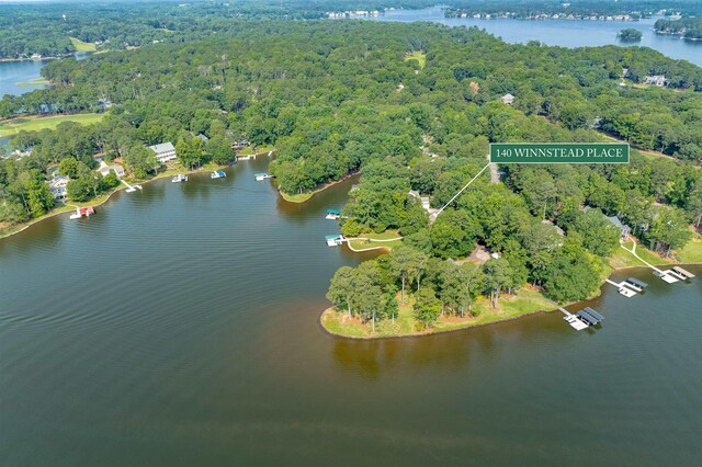 140 Winnstead Pl, Eatonton, GA 31024 - aerial view of property's location featuring a large body of water and a forest