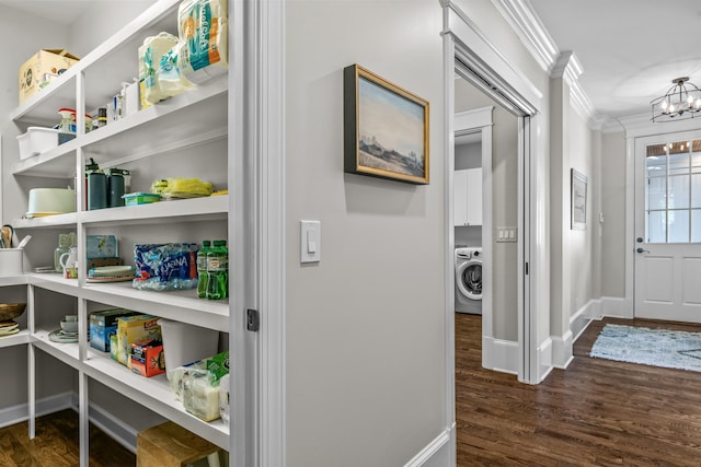 1140 Plantation Point Dr, Greensboro, GA 30642 - storage area with washer / dryer