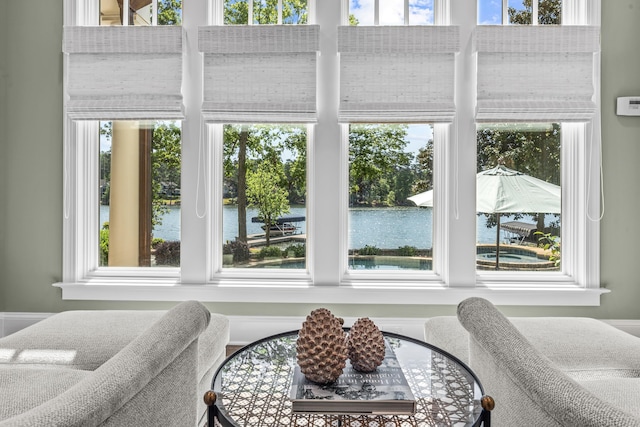 1140 Plantation Point Dr, Greensboro, GA 30642 - interior space featuring a water view