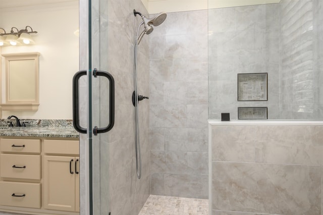 1080 Club Pointe Cir, Greensboro, GA 30642 - bathroom with a tile shower and vanity