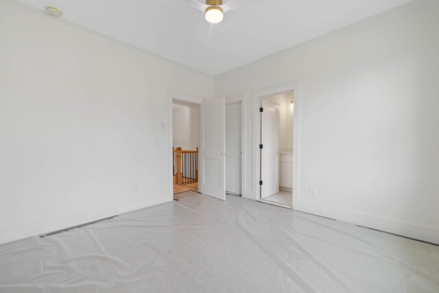 1358 Veranda Park Dr, Madison, GA 30650 - spare room with baseboards and a ceiling fan