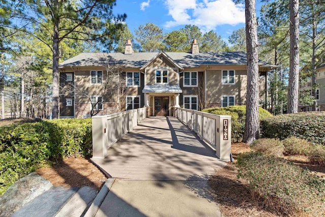 view of front of home