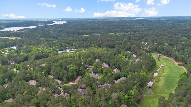 1010F Tailwater, Greensboro, GA 30642 - bird's eye view featuring view of golf course, a water view, and a wooded view