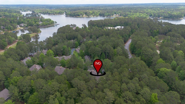 1010F Tailwater, Greensboro, GA 30642 - aerial view featuring a water view and a forest view