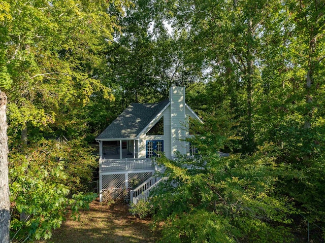 view of outbuilding