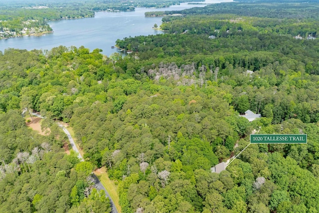 1020 Tallesse Trl, Greensboro, GA 30642 - aerial overview of property's location with a forest and a nearby body of water