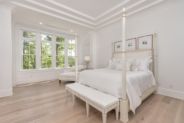1100 Neary Rdg, Greensboro, GA 30642 - bedroom featuring recessed lighting, light wood finished floors, and baseboards