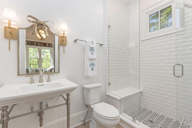1100 Neary Rdg, Greensboro, GA 30642 - bathroom with toilet and a stall shower