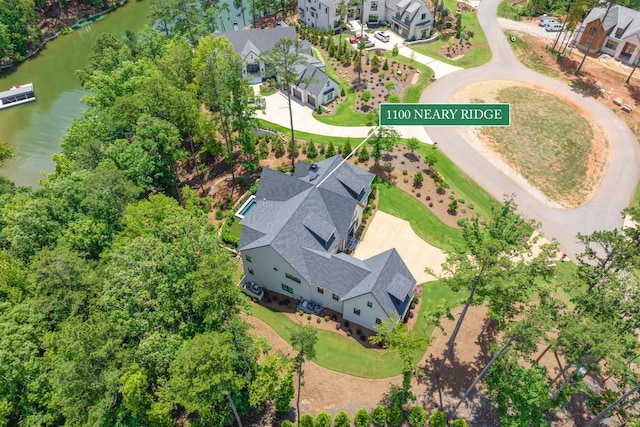 1100 Neary Rdg, Greensboro, GA 30642 - birds eye view of property featuring a water view