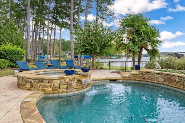 1191 Cory Cir, Greensboro, GA 30642 - view of pool featuring a pool with connected hot tub and a patio area