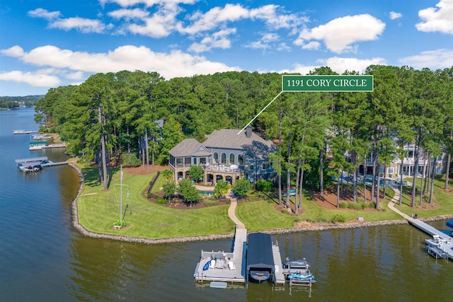 1191 Cory Cir, Greensboro, GA 30642 - view of subject property with a large body of water