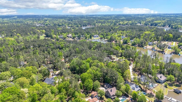 1010 Troon Ct, Greensboro, GA 30642 - aerial overview of property's location with a nearby body of water and a heavily wooded area
