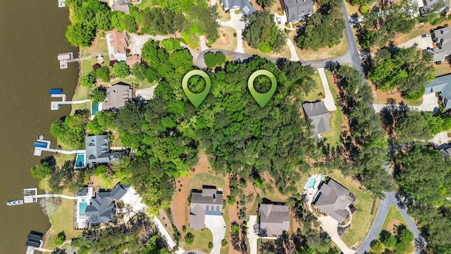 1010 Troon Ct, Greensboro, GA 30642 - aerial view of property's location with nearby suburban area