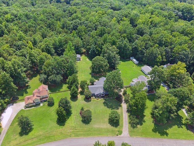 1120 Rawlings Dr, Rutledge, GA 30663 - drone / aerial view of a heavily wooded area