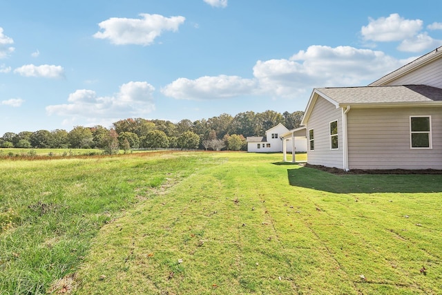 view of yard