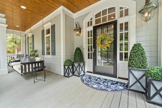 1011 Cartwright Ln, Greensboro, GA 30642 - entrance to property featuring a porch