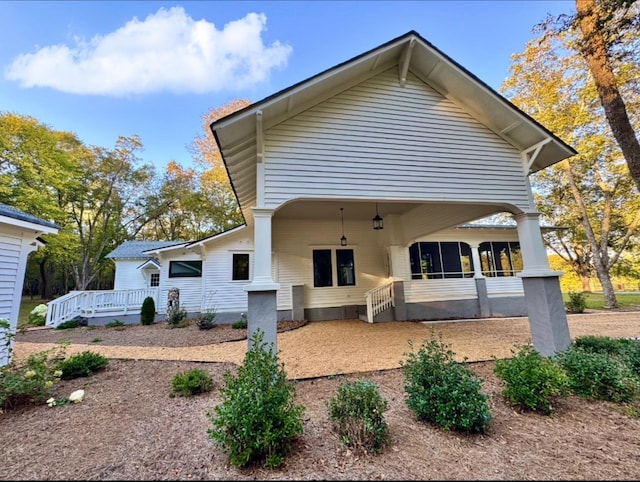 view of rear view of house