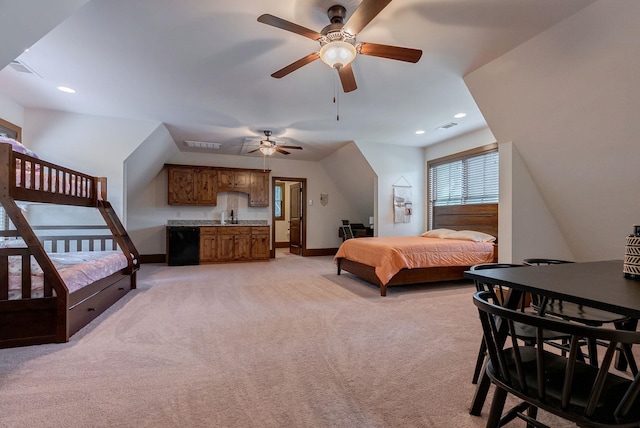 146 Long Island Dr, Eatonton, GA 31024 - bedroom featuring light carpet and recessed lighting