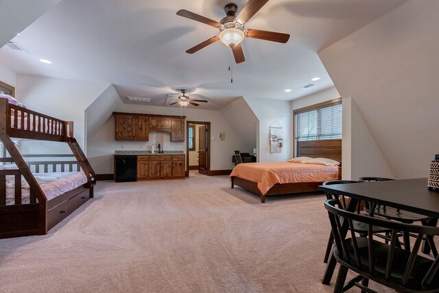 146 Long Island Dr, Eatonton, GA 31024 - bedroom featuring light carpet and recessed lighting