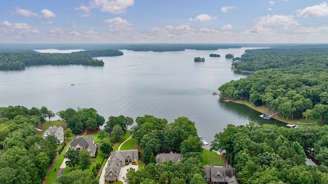 146 Long Island Dr, Eatonton, GA 31024 - bird's eye view of a large body of water