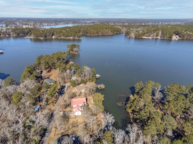 163 Knight Dr, Milledgeville, GA 31061 - view of property location featuring a large body of water and a forest