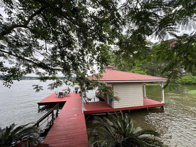 163 Knight Dr, Milledgeville, GA 31061 - dock area featuring a water view and boat lift