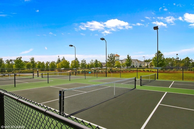 view of tennis court