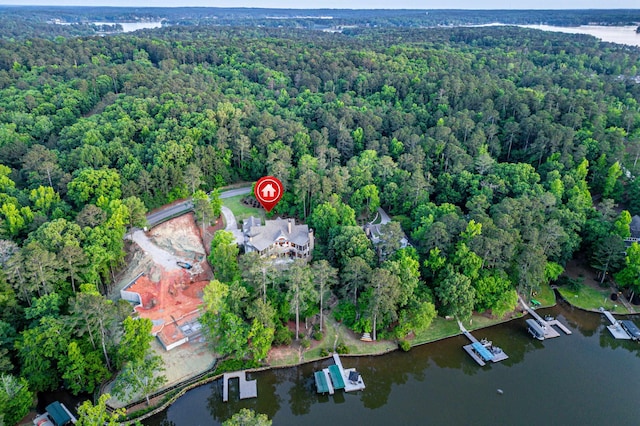 1611 Pine Grove Rd, Greensboro, GA 30642 - aerial view featuring a water view