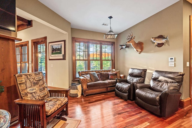 1611 Pine Grove Rd, Greensboro, GA 30642 - living room featuring hardwood / wood-style floors