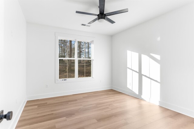 2050 Osprey Poynte, Greensboro, GA 30642 - unfurnished room featuring light wood-style floors and ceiling fan