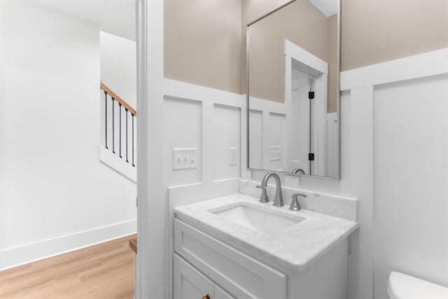 2050 Osprey Poynte, Greensboro, GA 30642 - bathroom with vanity and wood finished floors