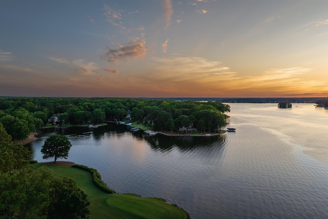 property view of water