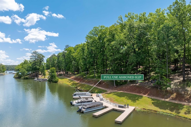 drone / aerial view of a nearby body of water