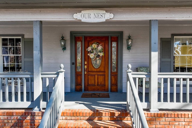 view of property entrance