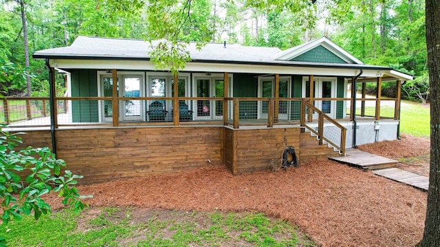 291 Power Point Rd, Milledgeville, GA 31061 - view of front of house featuring board and batten siding and a porch