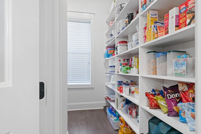 view of pantry