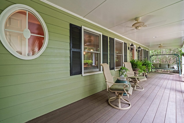 165 Lakeview Dr, Eatonton, GA 31024 - deck featuring a porch