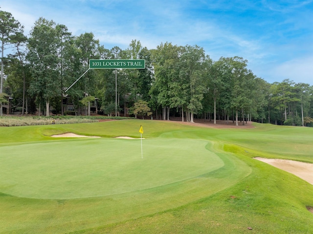 1031 Lockets Trl, Greensboro, GA 30642 - view of community featuring view of golf course and a lawn