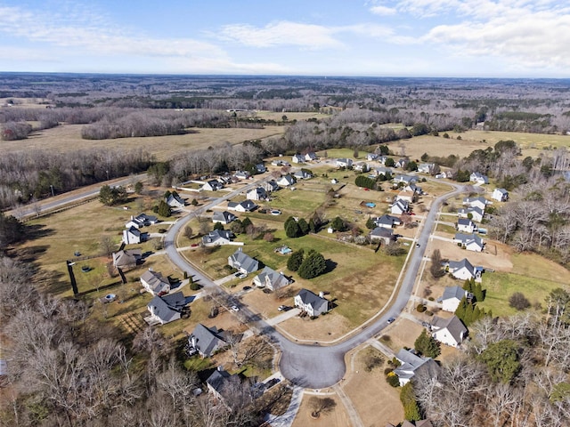 aerial view featuring a residential view