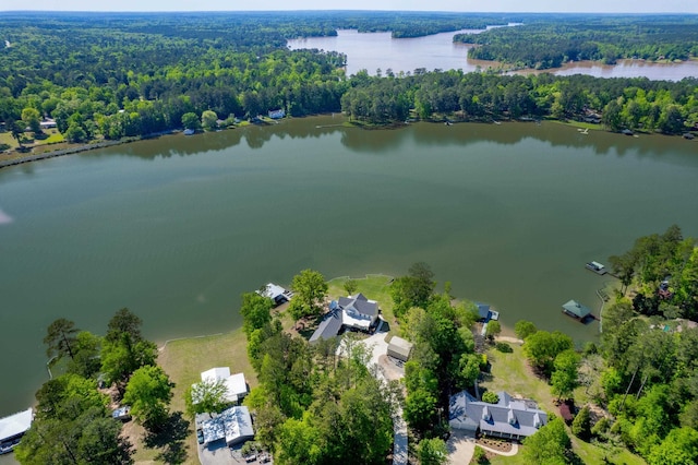 113 Daisy Trl, Milledgeville, GA 31061 - bird's eye view with a water view and a view of trees