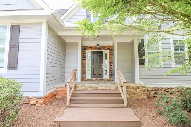 view of entrance to property