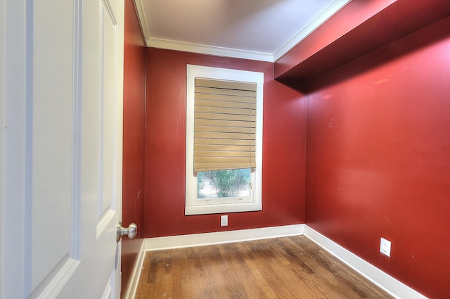 243 Riverbend Dr, Eatonton, GA 31024 - empty room featuring wood finished floors and crown molding