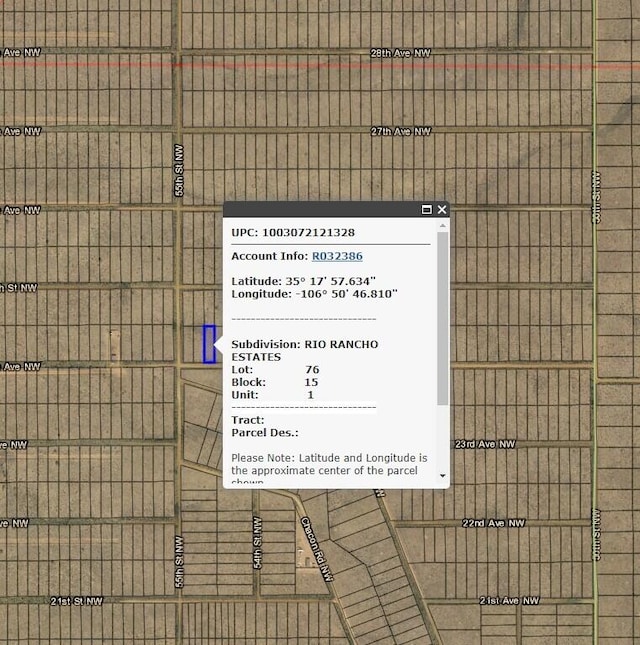 0000 24th Ave NW, Rio Rancho NM, 87144 land for sale