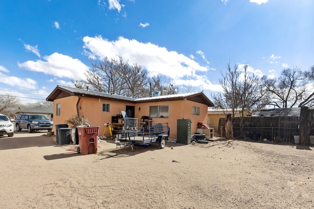 view of rear view of property