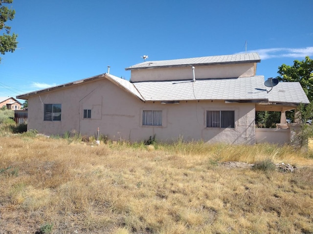 view of back of property